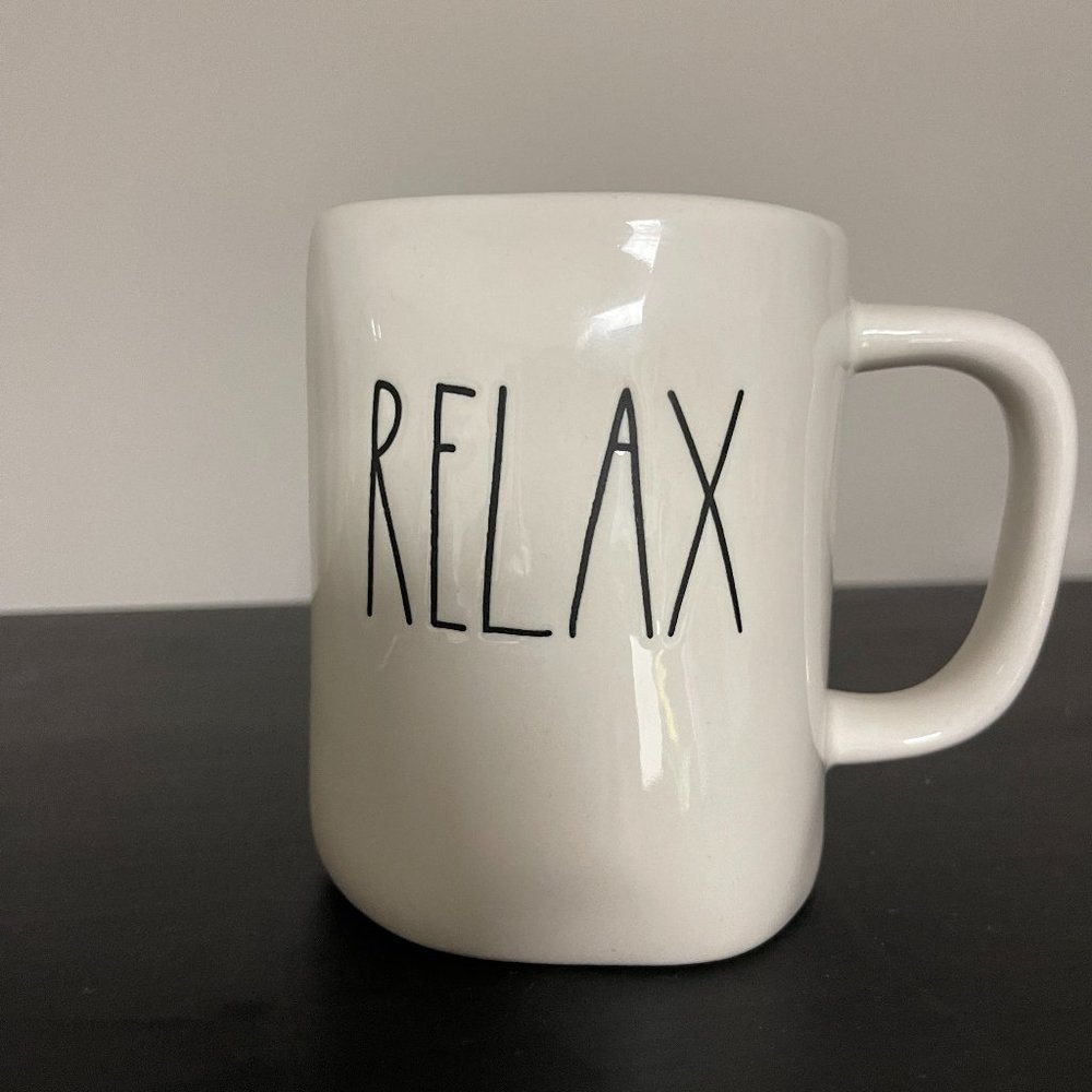 Rae Dunn "Relax" Mug